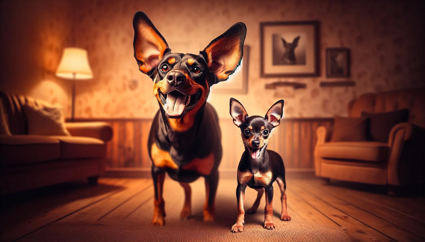 chihuahua mix with doberman Physical Characteristics