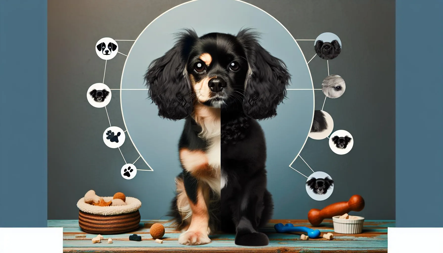 cocker spaniel chihuahua mix black Physical Appearance