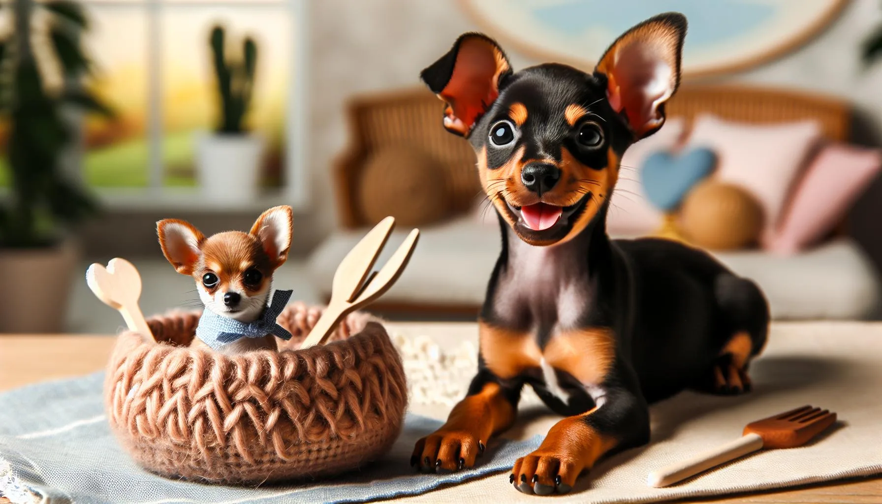 mini doberman and chihuahua mix Physical Characteristics