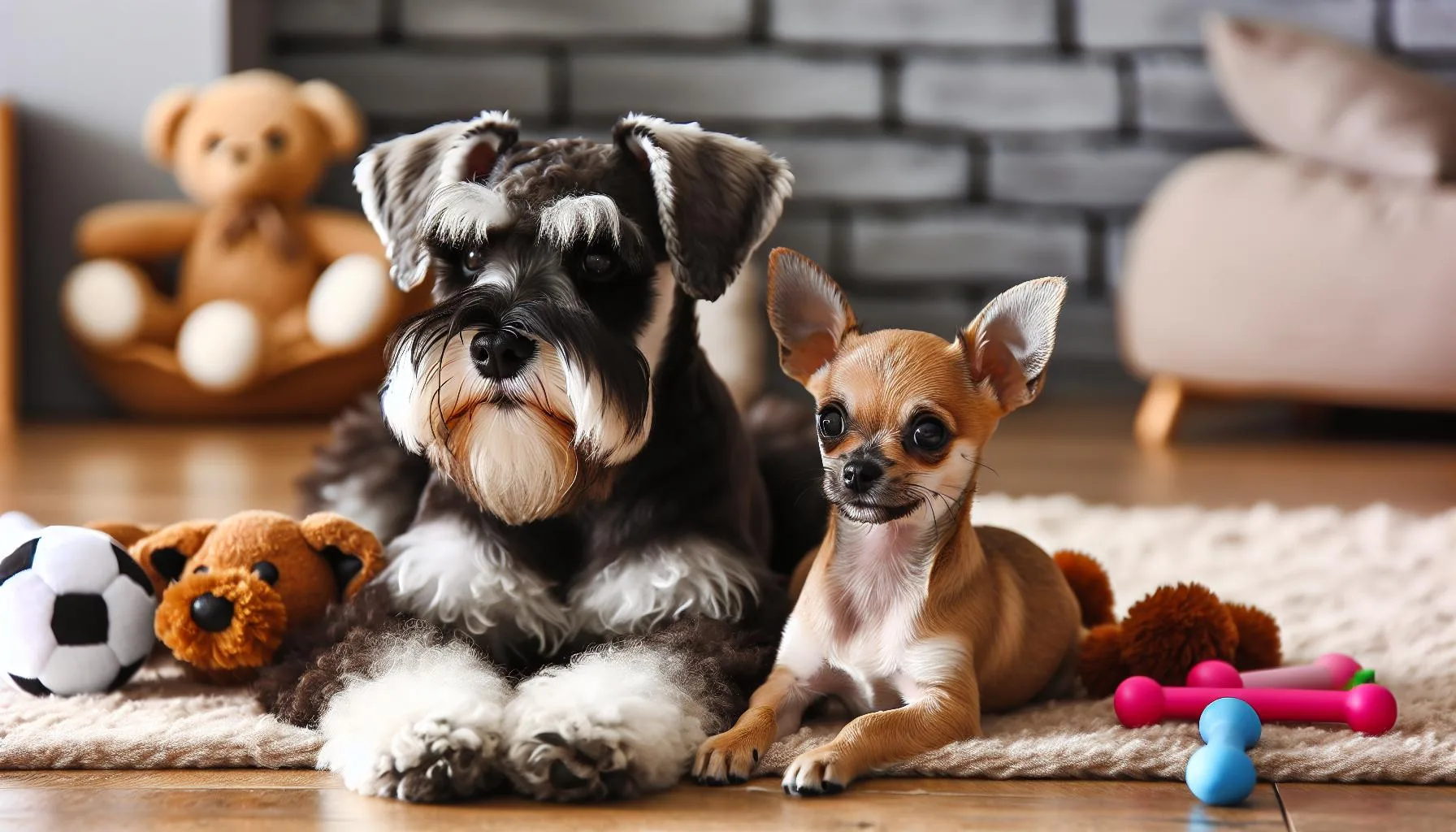 schnauzer and chihuahua mix puppies Physical Characteristics